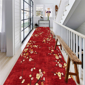 中式地毯客厅走廊地毯楼梯满铺过道地垫门垫进门口家用防滑可裁剪