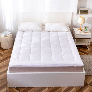 新疆纯棉花床垫双人加厚床褥单人宿舍褥子防滑垫被1.5m可折叠软垫