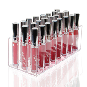 亚克力唇彩唇釉口红收纳盒透明24格欧式简约家用网红化妆品收纳盒