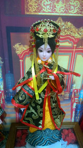 12关节艺芭比娃娃古装清朝皇后衣服材料包