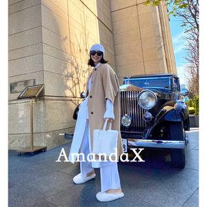 AmandaX羊绒羊毛“黄金年代”系列致敬60s杰奎琳A型廓型大衣外套