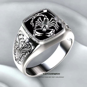 浮雕霸气蝎子戒指  欧美风格 个性  时尚  超炫 酷scorpion ring