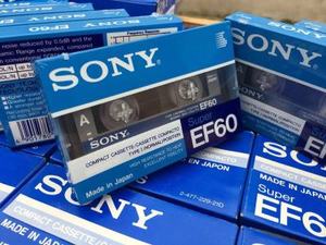 SONY/索尼90分钟录音带60分钟标准TDK空白磁带EF复读机录音磁带