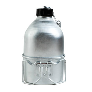 单兵水壶美式0.8升1.3升水壶老式户外运动壶水杯饭盒保温包三件套