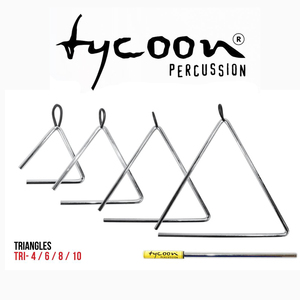 专业三角铁泰国进口tycoon泰坤TRI-4 6 8 10打击乐器西洋乐器钢制