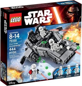 LEGO乐高星球大战系列75100雪地战机白兵人仔拼装玩具积木礼物