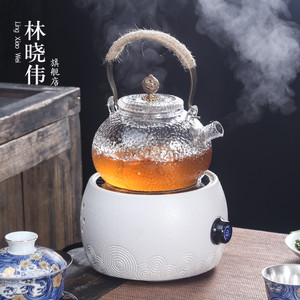 耐热玻璃煮茶器陶瓷电陶炉套装白茶黑茶普洱煮茶壶蒸汽煮茶炉家用