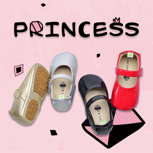 HOTGAS女宝宝学步鞋子春季节童皮鞋软底防滑婴儿公主鞋过年红鞋