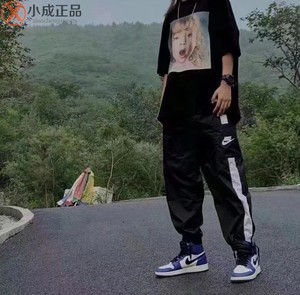 耐克Nike春夏女子梭织速干工装长裤运动休闲束脚裤CJ7347-010-100