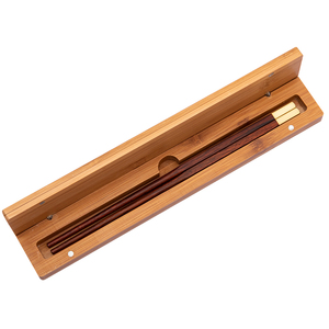 红木筷子一双装带盒个性单人实木防滑创意礼品中国风送老外木质款