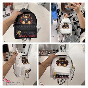 意大利正品代购MOSCHINO/莫斯奇诺 OUTLET折扣款蝙蝠熊双肩包国现