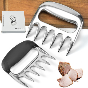 不锈钢熊爪分离器熟食分切器 厨房食品叉分肉器 bbq烧烤撕肉工具