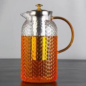 超大玻璃水壶家用耐高温凉水杯耐热防爆大容量凉白开茶壶茶具套装