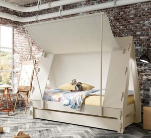 乐居贝贝创意实木帐篷床树屋单人男孩女孩青少年定制儿童房儿童床