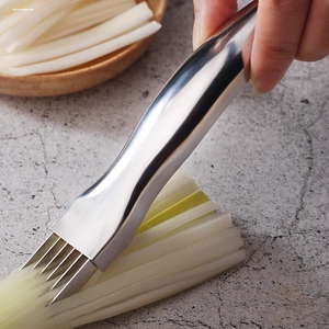 切葱丝神器加厚不锈钢切葱花刀多功能商用切菜器家用切葱丝小工具