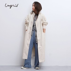 日本ungrid风衣外套春款纯色宽松拉链口袋BF风11211