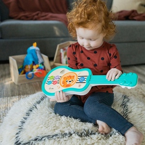德国Hape 智能触控尤克里里 早旋律吉他宝宝 男女孩益智儿童玩具