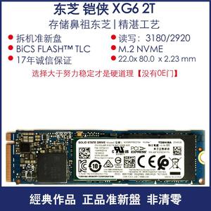 适用于东芝铠侠 XG6 XG8 XG7 2T 4T M.2 4.0 NVME 2280  固态硬盘