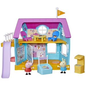 粉红小猪乔治佩奇假日声效滑梯房子露营房车过家家场景儿童玩具