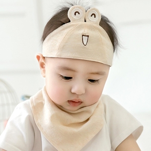 无骨胎帽婴儿纯棉0-2-8个月发带护卤门帽初生宝宝气门空顶帽子