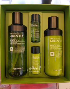 Tonymoly 魔法自然发酵森林绿茶爽肤水水乳水润保湿两件套盒