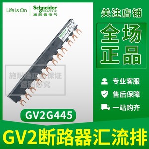施耐德电动机保护断路器母排端子汇流 GV2G445 GV2-G445 4组45MM