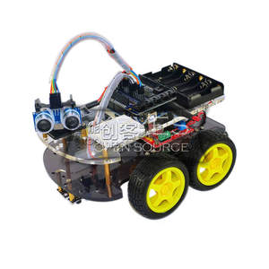 基于arduino uno小车 R3高级智能车寻迹 避障 遥控四合一 自走车