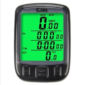 安特563A夜光码表自行车骑行里程表单车山地公路码表计秒速度表