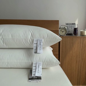 出口日本明治西川全棉自由枕头枕芯护颈枕一只装长方形单人家用
