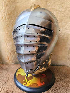 实时库存=都铎王朝亨利八世比武头盔 马克西米利安盔 可穿戴板甲
