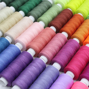 家用402缝纫线套装小卷彩色手缝线裁缝线缝纫机卡织线手工diy细线