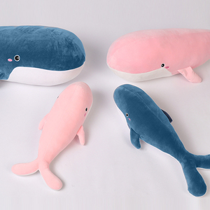 鲸鱼抱枕海豚可爱毛绒玩具海洋动物公仔摆件玩偶大号软体女孩礼物
