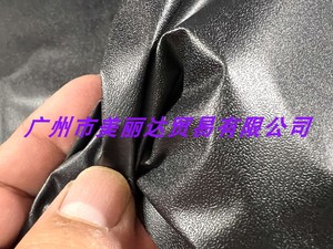 用于手袋包装背包等防水0.15mm厚Q纹压纹黑色平滑不透明PVC薄膜