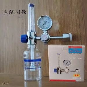 医用氧气瓶流量表湿化瓶登月浮标式氧气吸入器DY-C1减压阀鼻氧管