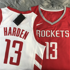 火箭队13号詹姆斯哈登HARDEN 热压男女球衣 团购定制篮球服