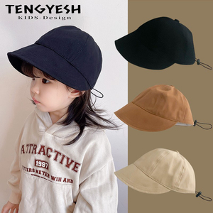 韩国TENGYESH儿童帽子春夏棒球帽小孩鸭舌帽男女童薄款防晒遮阳帽