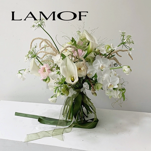 LAMOF 广州同城速递 节日纪念日 新娘婚礼晚宴手捧鲜花定制