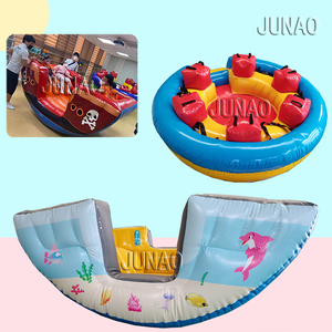 幼儿园儿童游乐设备百万海洋球池玩具充气旋转摇摇乐跷跷板