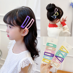 韩国儿童发夹大号三角bb夹女童碎发刘海发卡夹女孩夹子后脑勺头饰