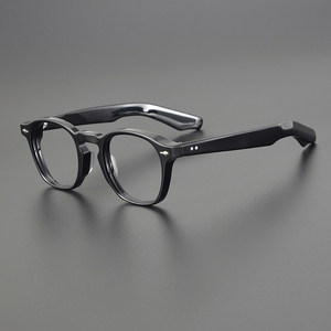 权志龙同款日本手造板材眼镜框男复古大脸眼镜架大框近视眼镜黑框