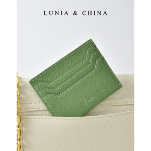 lunia小众设计Togo牛皮超薄卡包男女驾驶证卡夹ins钱包真皮小钱夹