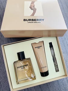 BURBERRY/博柏利骏勇之心男士节日礼盒香水送套装100ml+沐浴露75m