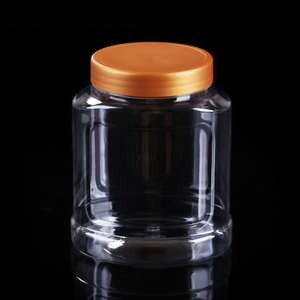 900毫升每日坚干果罐水果燕麦包装罐透明罐食品罐塑料带提手盒子