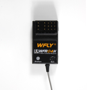 WFLY正品天地飞2.4G接收机WFR04H 四通道 X4控专用 车模船模通用