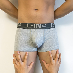 【顶部】男士性感囊袋显大吊环款运动平角u凸舒适透气内裤非cin2x