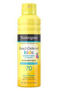 现货！美国Neutrogena露得清SPF70儿童海滩系列防晒喷雾