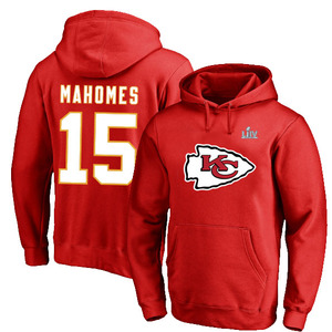 NFL美职橄榄球联盟 Chiefs 堪萨斯城酋长队 Mahomes 马霍姆斯帽衫