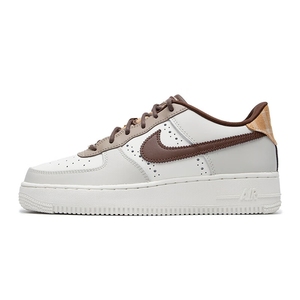 Nike/耐克男女大童AF1空军一号美拉德白粽低帮复古板鞋FV3702-121