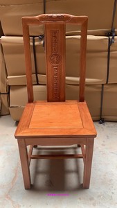 红木餐椅菠萝格木吃饭桌椅硬木餐台椅进口全实木成人椅中式厂直销