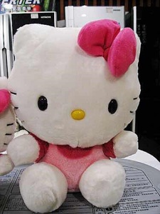 日本正版 HELLO KITTY 凯特猫 毛绒玩具 公仔婴儿童礼物 可爱玩偶